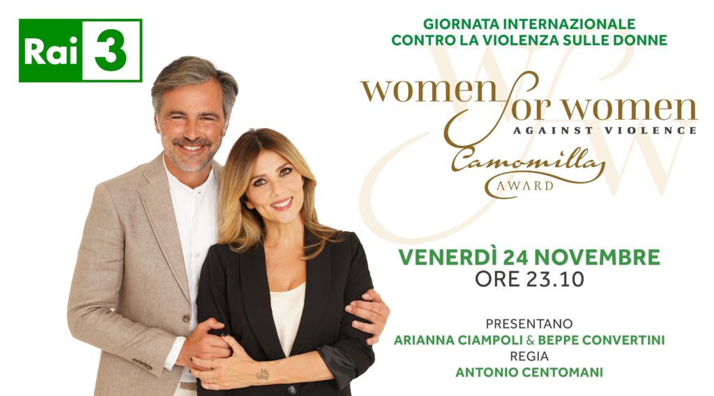 Women for Women 2023 - locandina RAI 3 Women for Women 2023 - locandina RAI 3